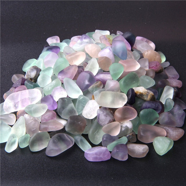 Natural Stone Beads Colorful 5-8MM 20 50 100G Mixed Gravel Chip Beads Irregular Energy Gem Stone For Fish Tank Bonsai Decoration