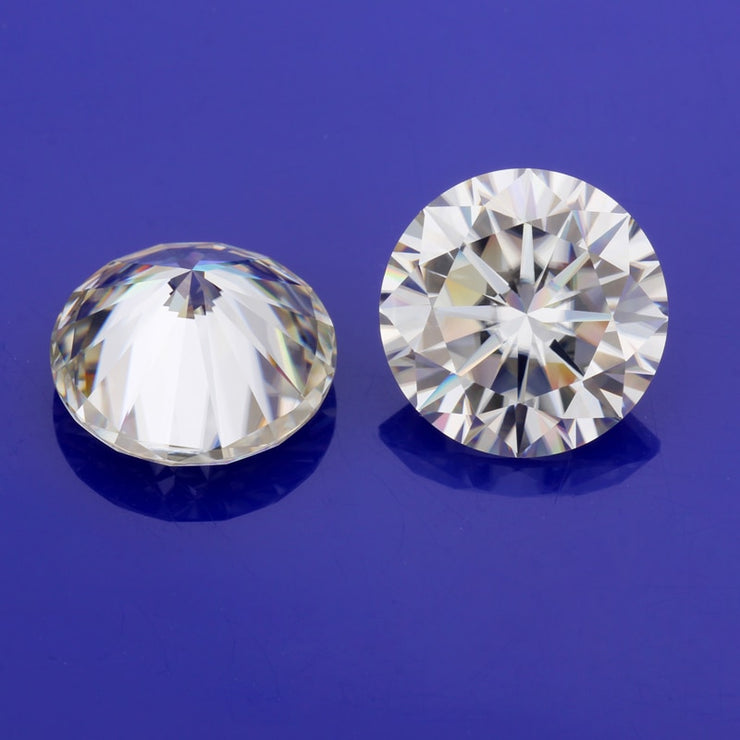 Starszuan 6mm off white gem stones diamonds moissanites beads for jewerly making
