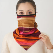 Women Print Face Scarf Winter Spring Mask Female Bandana Designer Warm Foulard Cotton Soft Neck Scarves Ring Wraps Cover 2020