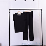 Extra large 150kg men's plus size short-sleeved shorts suit home service pajamas t-shirt thin mens pajama set big size