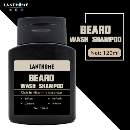 Men's Beard Shampoo Vitamin Essence Deep Cleansing Nourishing Beard Cleanser