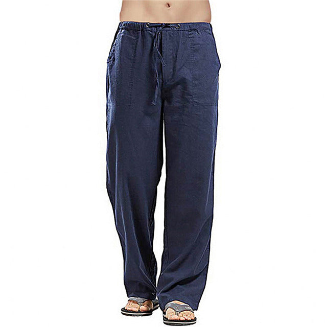 Wide Cargo Summer Plus Size Linens Streetwear Pants