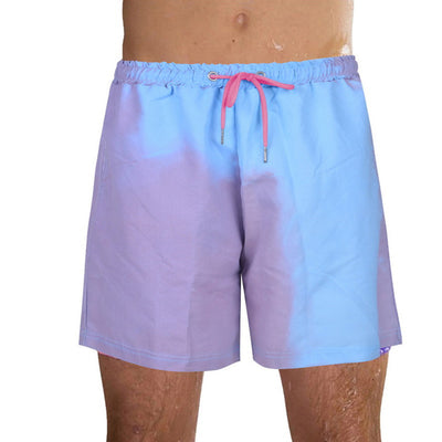 Men Magical Color Change Swimming Short Trunks Summer Child Swimsuit