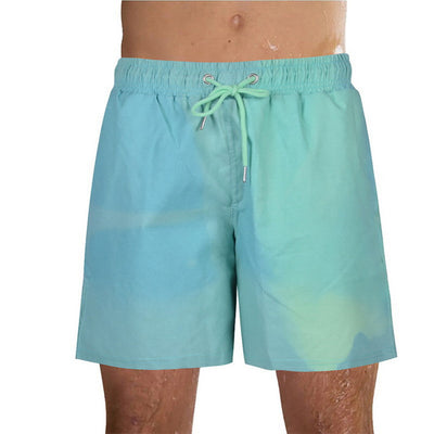 Men Magical Color Change Swimming Short Trunks Summer Child Swimsuit