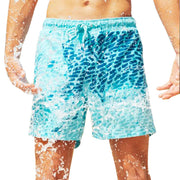 Men Magical Color Change Swimming Short Trunks Summer Child Swimsuit