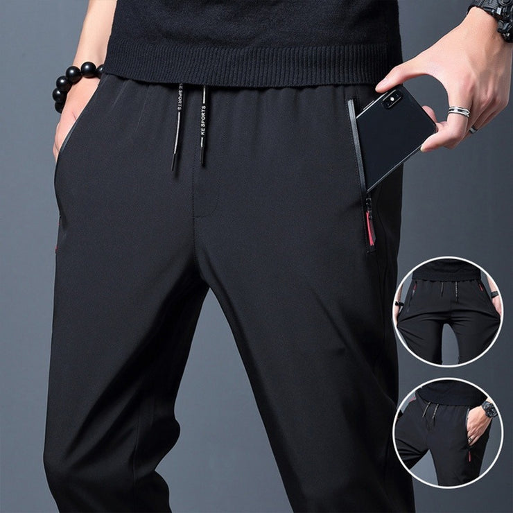 Multi-Pocket Zippers Casual Quick Dry Outdoor Sweatpants
