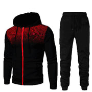 Autumn Winter Men Casual Tracksuit Men Sweatshirts And Sweatpants