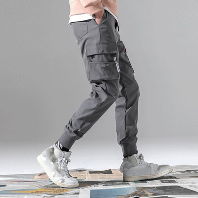 Men Casual Joggers Cargo Trousers Tactical Pants