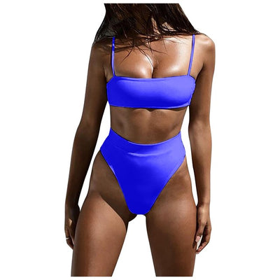 Lady Tube Top Women Bikini Set