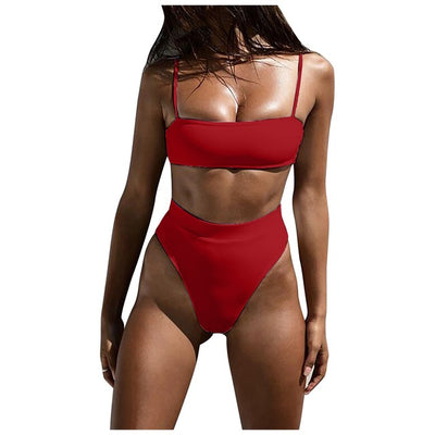 Lady Tube Top Women Bikini Set