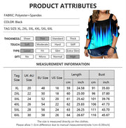 Plus Size Women Sequins Sling Cut Cold Shoulder Half Sleeve