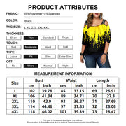 Plus Size Women Sequins Sling Cut Cold Shoulder Half Sleeve