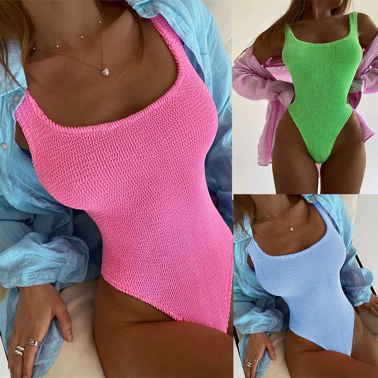 Solid Female Bikinis Brazilian Swimming Suits