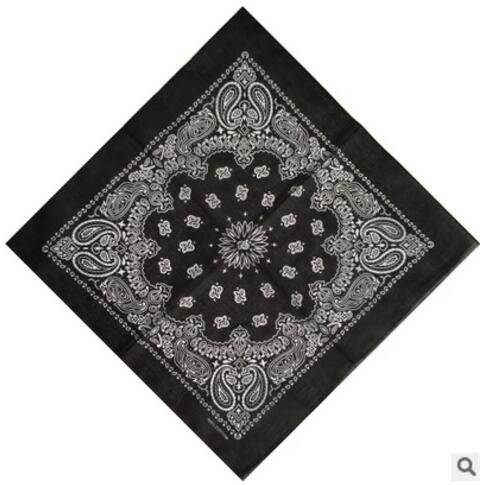 Fashion  Cotton Pocket Square Western Style Printed Big Handkerchief for Suit Pocket Wedding Square Bandanas Hanky AU100