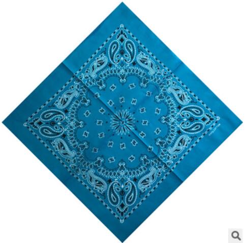 Fashion  Cotton Pocket Square Western Style Printed Big Handkerchief for Suit Pocket Wedding Square Bandanas Hanky AU100