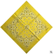 Fashion  Cotton Pocket Square Western Style Printed Big Handkerchief for Suit Pocket Wedding Square Bandanas Hanky AU100