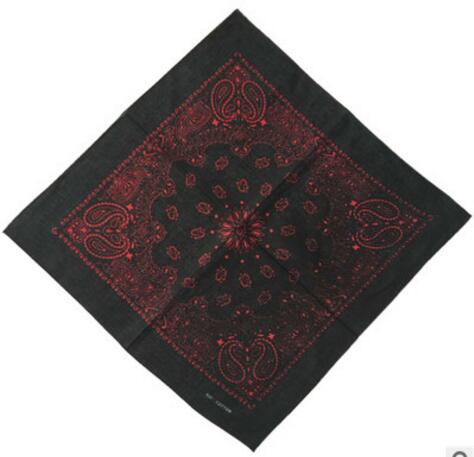 Fashion  Cotton Pocket Square Western Style Printed Big Handkerchief for Suit Pocket Wedding Square Bandanas Hanky AU100