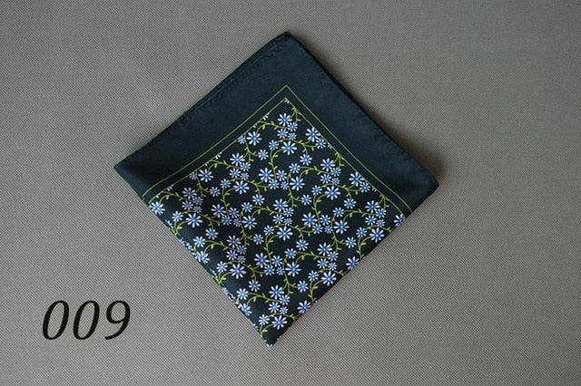 Hot New Popular 34 x 34 CM Man Paisley Flower Dot Pocket Square Men Paisley Casual Hankies For men's Suit Big Size Handkerchief